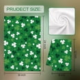 thumbnail image 2 of St. Patrick''s Kitchen Towels, Green Clover Shamrock Dish Towels Set of 2 for Bathroom Decorations, 18x26 Inch Farmhouse Holiday Spring Decoration, 2 of 6