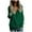 Green, variant on Womens Sweaters Long Sleeve Deep V-neck Front Cross Layer Design Knitwear Top Fall Winter Breathable Loose Sweater
