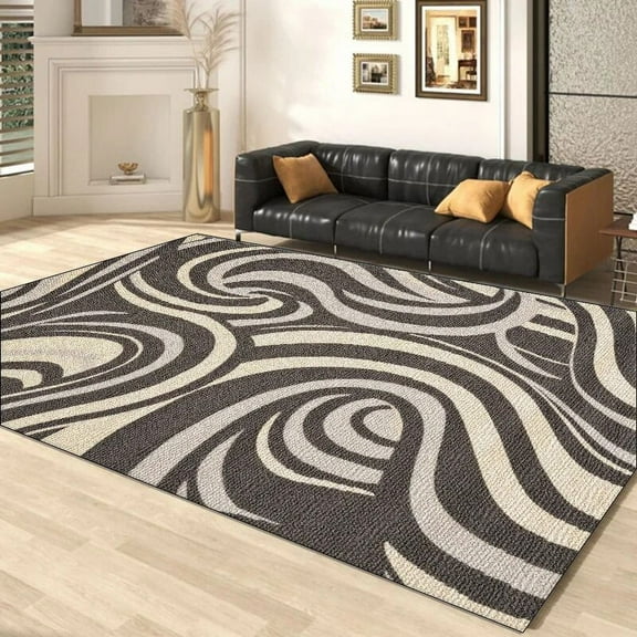 Modern Abstract Living Room Carpet Light Luxury Home Bedroom Decor Rug Sofa Table Side Lounge Rugs Creativity Non Slip Floor Mat