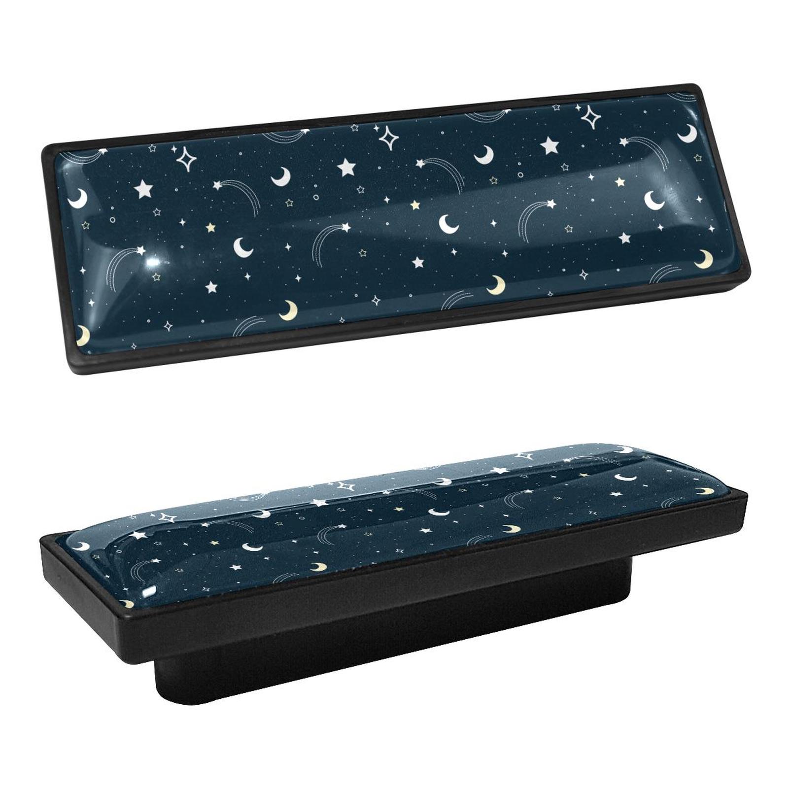 4 Pcs Rectangle Handle Cupboard Knob Drawer Pulls Handle Doodle