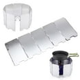 thumbnail image 6 of 9 Plates Mini Camping Stove Windscreen, Outdoor Stove Windscreen for Butane Stoves Picnic, 6 of 8