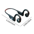 thumbnail image 3 of Oggfader Wireless Earbuds Bluetooth 5.3 Sports Wireless Earphones Neck Hanging Card Insertion Intelligent Noise Reduction High Definition Sound Quality Bluetooth Earphones Black, 3 of 9