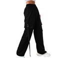 thumbnail image 2 of SIYUDAN Women Pants Womens Pants Casual Black Adult Baggy Pants Women Lightweight Summer Pants Women Women High Waisted Pants Women Summer Outfits, 2 of 6
