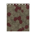 thumbnail image 4 of Whimsical Swirl Patterns 63x55in Window Curtain Panels 63x55in 2-Piece Heavy Duty 80% Light Blocking, 4 of 5