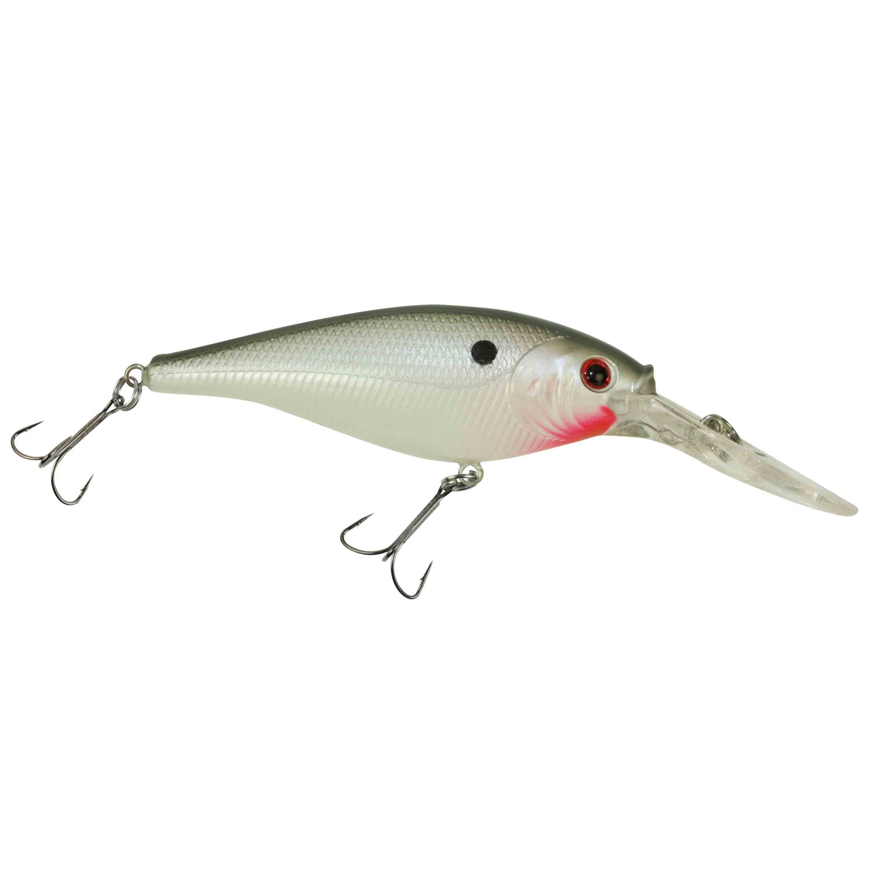 (2 pack) Berkley Flicker Shad Fishing Lure, Pearl White, 5/16 oz