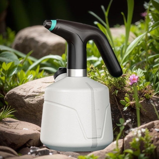 Rociador eléctrico de agricultura recargable por USB de 2L rociador de jardín de pesticidas (negro)