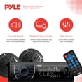 thumbnail image 2 of Kit de altavoces receptores Marine Headunit Pyle PLMRKT46BK, 2 of 6
