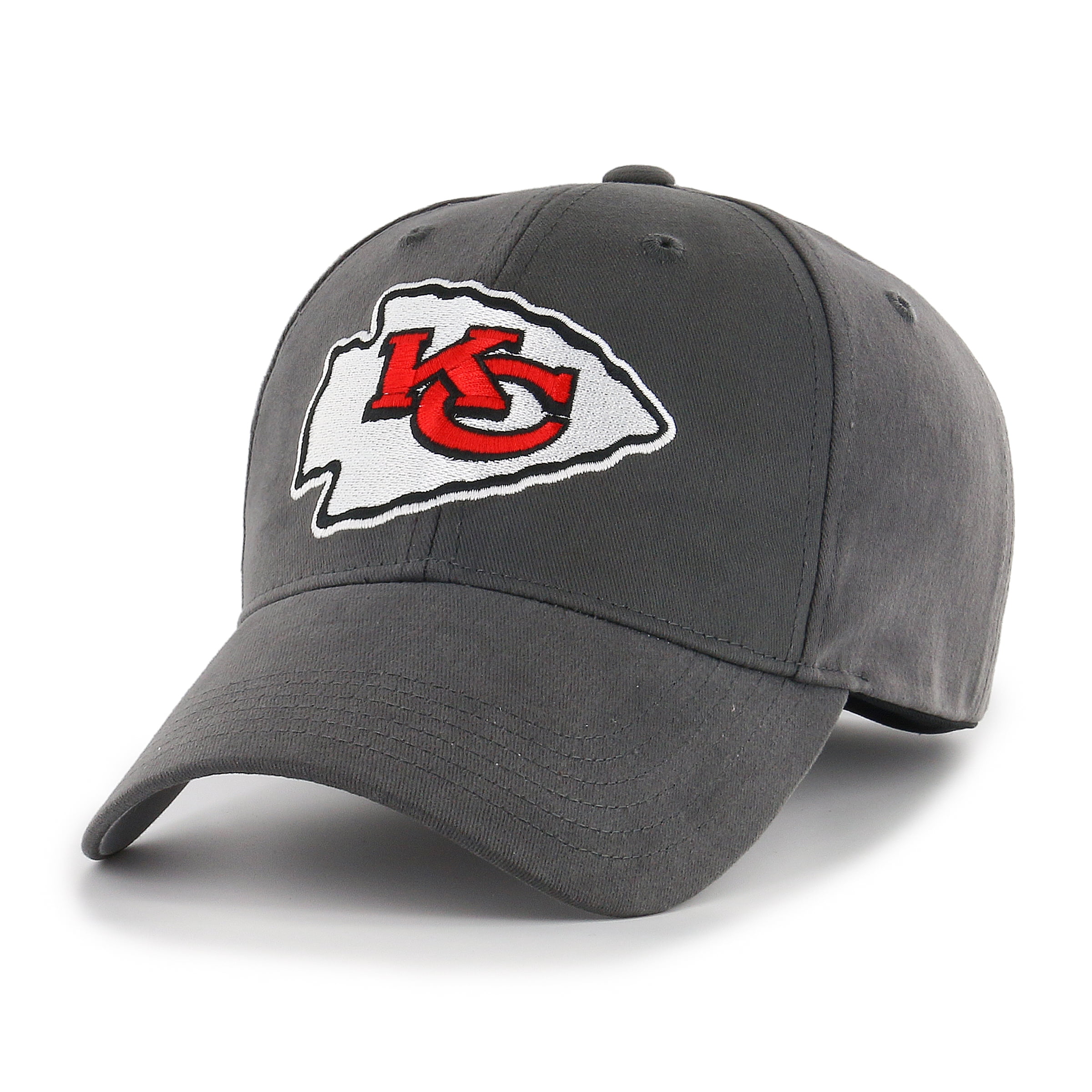Men's Charcoal Kansas City Chiefs Team Adjustable Hat - OSFA