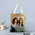 thumbnail image 2 of Gilmore Girls Bolso de tela con estampado de lienzo para mujer, bolsa de compras reutilizable y estética, con cremallera interior, regalo para mujer,40*40cm., 2 of 6