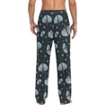 thumbnail image 6 of Men's Pajama Pants with Pockets Sleepwear Lounge Pants Stretch Casual Cute Dragonfly Stars, 6 of 6