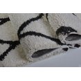 thumbnail image 4 of Ladole Rugs Tapis à Treillis Géométrique Style Simple Tapis Confortable Tapis en Ivoire-Gris Foncé, 4 of 4