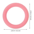 thumbnail image 5 of 12pcs Silicone Circle for DIY Keychain Multi-Function O Ring Colored Round Circle Silicone Hoop, 5 of 5