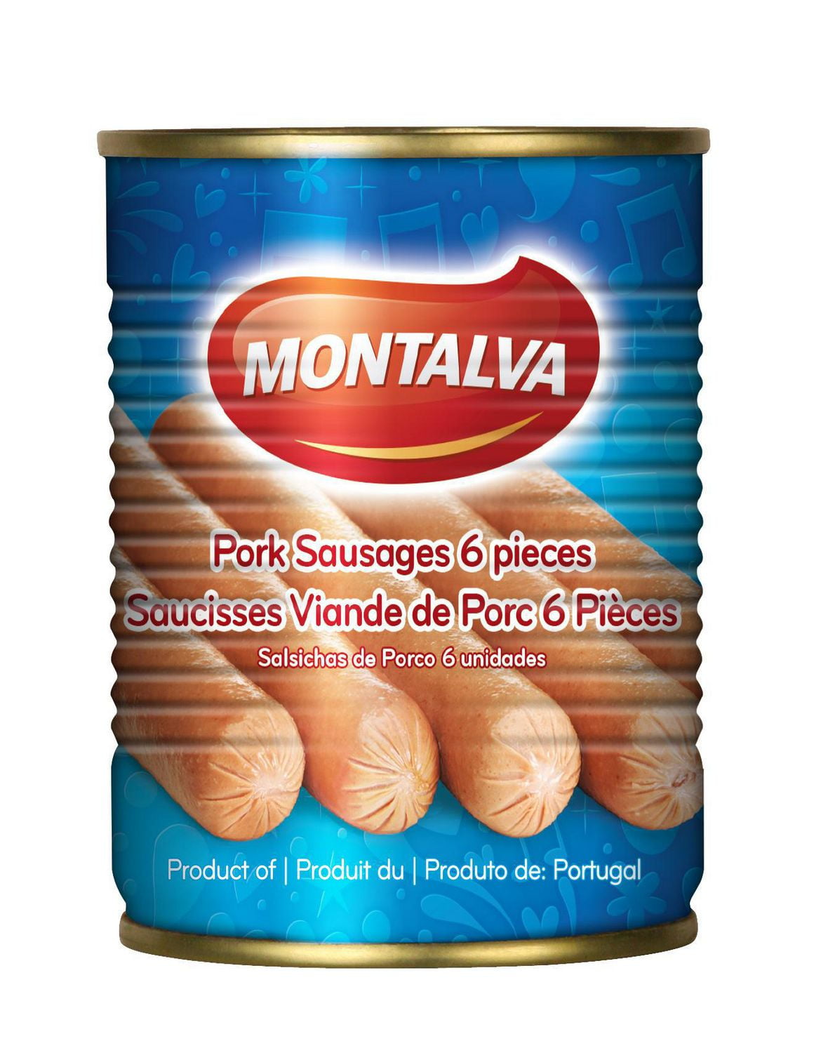 Montalva Sausages, sell quantity 160g (6pcs can)