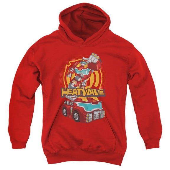 Transformers Heatwave Youth Pullover Hoodie Sweatshirt Red