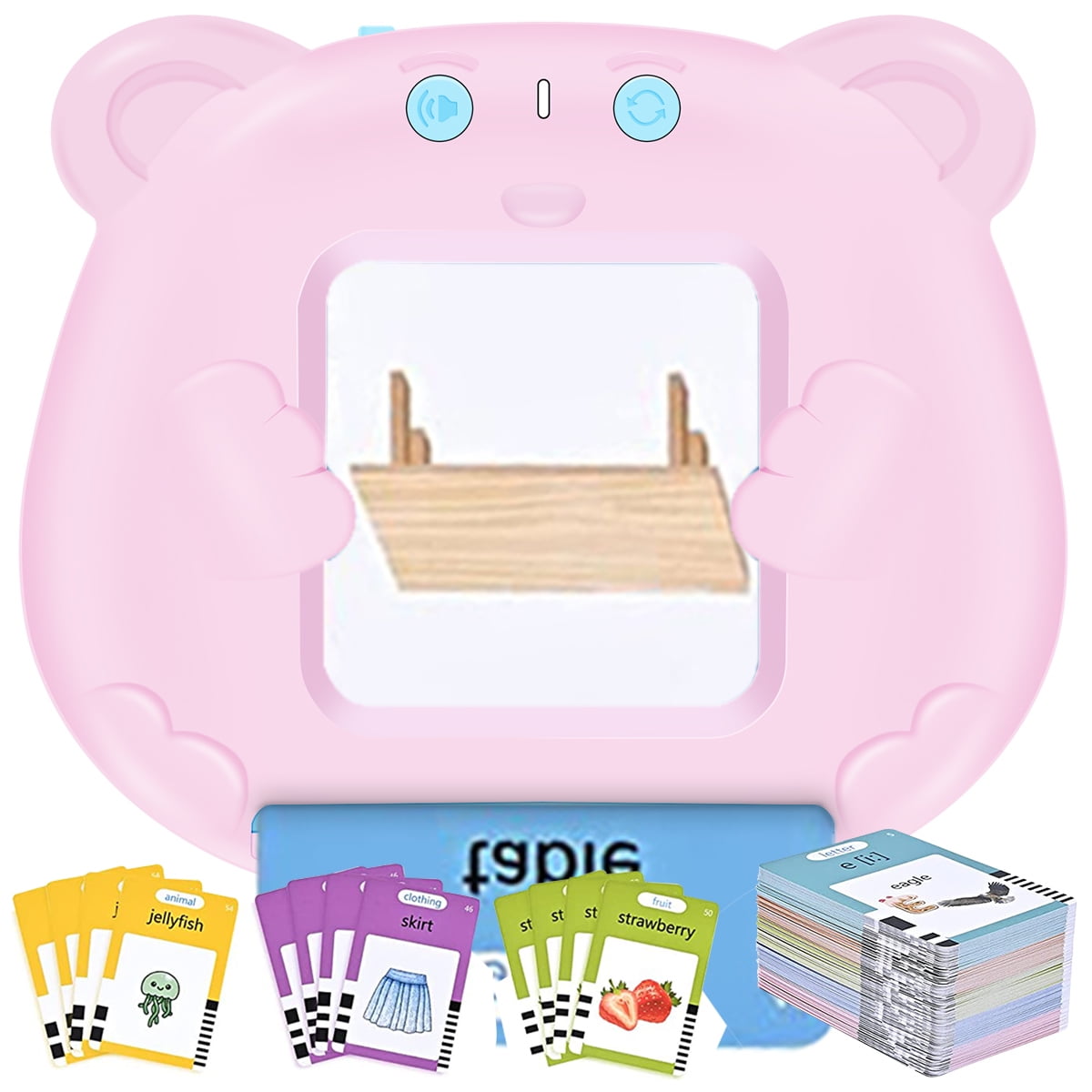 Words Card Reader Rechargeable Words Learning Machine Portable