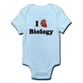 thumbnail image 1 of CafePress - I (Heart) Biology Infant Bodysuit - Baby Light Bodysuit, 1 of 1