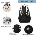 thumbnail image 4 of FORMRS Unisex School Backpack 17" Student Travel Bag with Laptop Compartment, Cute Cartoon Cats, 4 of 7