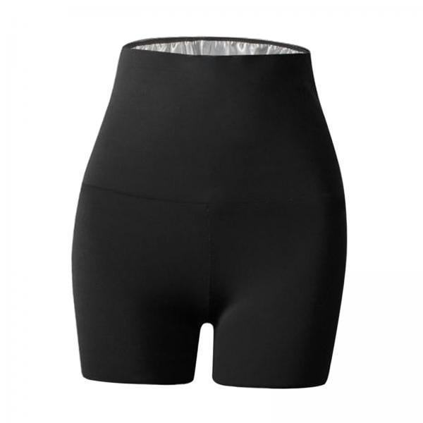 3 Pantalones Cortos De Sauna Para Mujer, Pantalones De Chándal Capri Para Pérdida De Peso, Pantalones Cortos De Entrenamiento 1 Sunnimix Pantalones de sauna de fitness