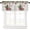 Christmashod1975, variant on Western Texas Star Window Curtain Valance for Living Room/Kitchen/Bathroom/Farmhouse, Retro Rustic Wooden Boards Short Rod Pocket Tier Curtain Window Treatment, 1 Panel 54x18
