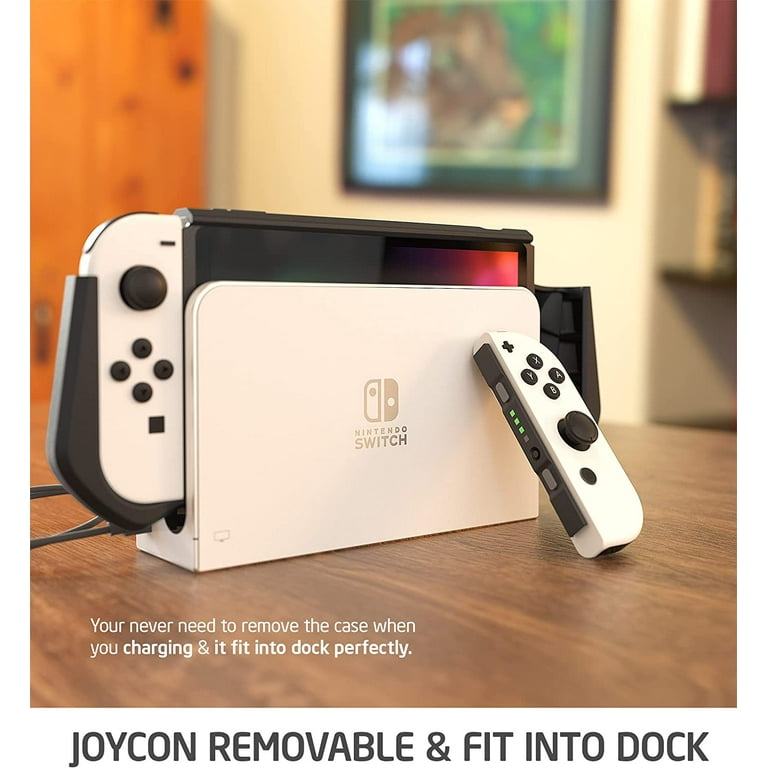 Mumba Funda acoplable para Nintendo Switch OLED 2021, Blade Series TPU Grip  Funda protectora Accesorios compatibles con controlador Joy-Con de 7
