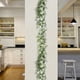 thumbnail image 3 of Vides de flor de gypsophila blanca simulada de rattan, enredaderas decorativas de flores falsas para tuberías de acondicionamiento, techo de salón, rattan de eucalipto retorcido de plástico, 3 of 6