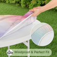 thumbnail image 5 of Delicate Floral Watercolor Pattern Round Fitted Tablecloth with Elastic Edge,Dining Table Cover Waterproof,Outdoor Round Tablecloth for Camping,Dining,Indoor and Outdoor, 5 of 7