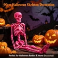 thumbnail image 6 of SUYOLL Halloween Decorations Skeleton Desktop Ornament For Festive Home Party Indoor Decal, 6 of 8
