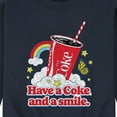 thumbnail image 3 of Coca-Cola - Have A Coke And A Smile - Men's Crew Neck Fleece Pullover, 3 of 5