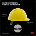 thumbnail image 4 of Casco 3M CHHYH1-V-12-DC con cierre de pinlock ventilado, amarillo, 4 of 9