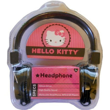 Hello Kitty HK_39109_WM Headphones with Peace Design