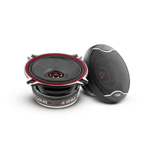 DS18 EXL-SQ4.0 4" Fiberglass Cone 2-Way Coaxial Speaker Pair 3 Ohm