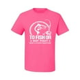 thumbnail image 2 of Wild Bobby, To Fish Or Not To Fish What A Stupid Question, Fishing, Men Graphic Tee, Neon Pink, Small, 2 of 4