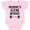 AD-Pink, variant on Mommy Gym Buddy Workout Boys or Girls Baby Bodysuit