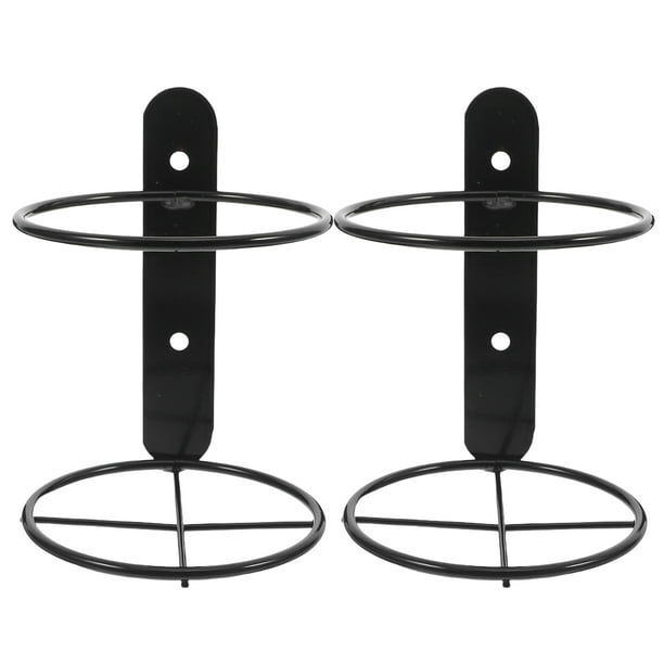 FELTECHELECTR 2 soportes para botellas individuales, estante de pared para vinos, estante de almacenamiento para el hogar.