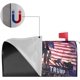 thumbnail image 5 of Fundas para buzón magnéticas de primera calidad con la bandera del presidente estadounidense Trump en T-an-k, duraderas y elegantes, para jardín, patio, hogar, buzón estándar de 21 x 18 pulgadas, 5 of 8