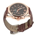 thumbnail image 2 of Reloj para hombre, reloj para hombre, reloj dorado rosa para hombre, reloj de cuero sintético para hombre, diseñado para el futuro, 2 of 9