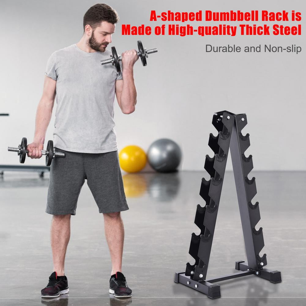AFrame Dumbbell Storage Racks 4 Tier Weight Racks for Dumbbells Free