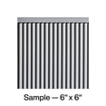 thumbnail image 1 of FASÄDE Rib Decorative Vinyl Backsplash Panel in Argent Silver (6X6 Inch Sample), 1 of 5