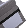 thumbnail image 3 of Neck Stabilizer Head Positioning Pillow for Bedridden Post Surgery Foam Wedge Recliner Medical Head Positioner Face Up Pillow Gray, 3 of 5