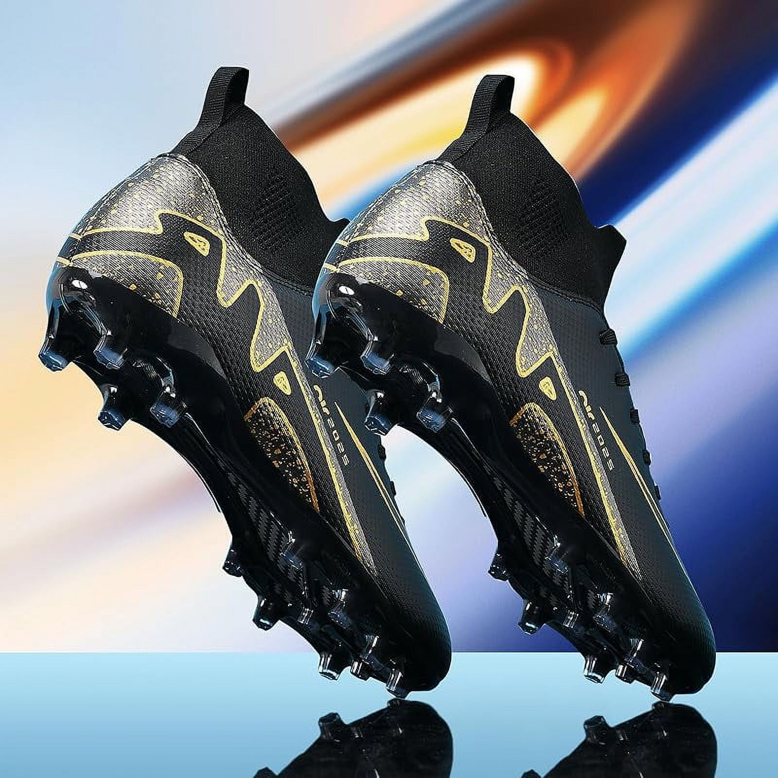 matte black soccer cleats