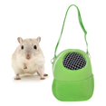 thumbnail image 4 of Hamsters Carrier Bag Portable Travel Breathable Outgoing Bag Bonding Pouch for Small Pet ,Hamsters,Sugar Glider,Chinchilla,Guinea ,Squirrel , Green 27x22cm, 4 of 8