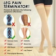 thumbnail image 5 of beister 15-20 mmHg Medical Compression Stockings with Dot Silicone Band, Closed Toe Thigh High for Women & Men,1 Pair, 5 of 8