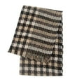 thumbnail image 2 of SCSAlgin Womens Checkered Scarf Thick Tassel Plaid Shawls Wraps Winter Warm Lattice Blanket Scarves, 2 of 3