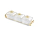 thumbnail image 3 of Bandeja de plástico para refrigerios Strade Fareast Limited Bandeja para servir frutas con tapa de plástico 12,40 pulgadas x 3,74 pulgadas x 3,74 pulgadas Transparente, 3 of 8
