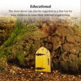 thumbnail image 3 of Yuarrent Puerta de árbol en miniatura de madera, pasamanos de jardín de parque doméstico portátil, decoración de puertas decorativas, adorno, Kits de decoración para fiestas seis Yuarrent HA068115-06B, 3 of 6