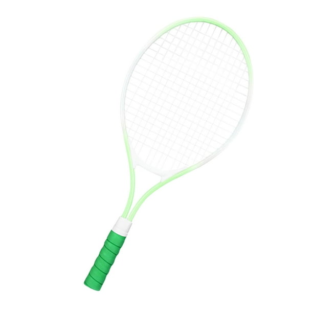 Raqueta de tenis de 21 "para niños, mango ergonómico práctico raqueta de tenis portátil, equipo de entrenamiento para park boys girl beach Mango verde