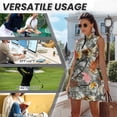 thumbnail image 6 of Yuyamidu Camo Hunting Print Tennis Golf Dress for Women Sleeveless Workout Golf Dresses with 2 Pockets Built in Shorts Dresses for Women Lightweight Workout Dress Size S, 6 of 7