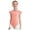 Coral Pink, variant on Girls Kids Cap Sleeves Dance Leotard Sheer Mesh Patchwork Cutout Bodysuit for Ballet Practice Black 2-3