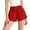Red, variant on Fancifize Summer Sweat Shorts for Girls Casual Loose Elastic High Waist Short Pants Kids Workout Loose Shorts