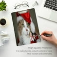thumbnail image 5 of FMSHPON Cat Christmas Clipboard Hardboard Wood Nursing Clip Board and Pull for Standard A4 Letter 13x9 inches, 5 of 7